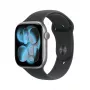 APPLE Watch Series 11 GPS 46mm Koperta kosmicznie szara aluminiowa z czarnym paskiem Sport S/M