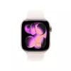 APPLE Watch Series 11 GPS + Cellular 42mm Koperta ze złoconego aluminium z paskiem Light Blush Sport S/M