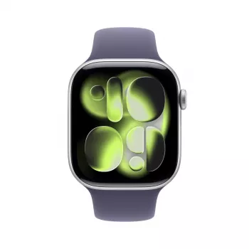 APPLE Watch Series 11 GPS + Cellular 46mm Srebrna Aluminiowa Koperta z Paskiem Sportowym Purple Fog M/L