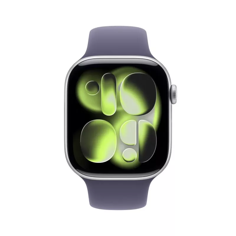 APPLE Watch Series 11 GPS + Cellular 46mm Srebrna Aluminiowa Koperta z Paskiem Sportowym Purple Fog M/L