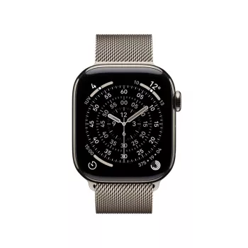 APPLE Watch Series 11 GPS + Cellular 42mm naturalna tytanowa koperta z naturalną pętlą Milanese