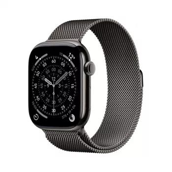 APPLE Watch Series 11 GPS + Cellular 46mm koperta z tytanu w kolorze slate z pętlą Milanese Loop w kolorze slate M/L