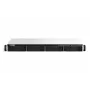 QNAP TS-464eU NAS Rack (1U) Intel® Celeron® N5095 8 GB DDR4 0 TB QNAP Turbo System Aluminium, Czarny