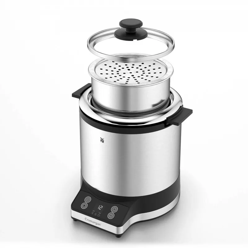 WMF 0415260011 Kitchenminis urządzenie do gotowania ryżu 1 L stal nierdzewna