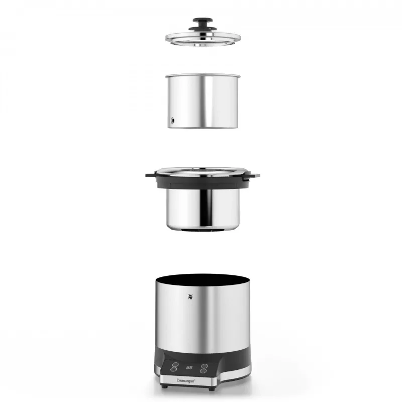 WMF 0415260011 Kitchenminis urządzenie do gotowania ryżu 1 L stal nierdzewna