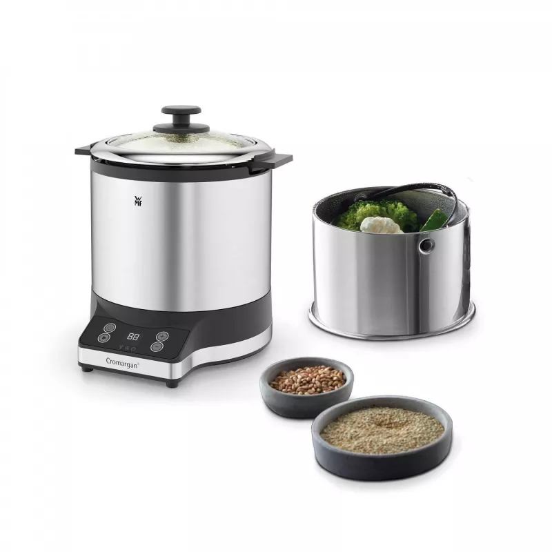 WMF 0415260011 Kitchenminis urządzenie do gotowania ryżu 1 L stal nierdzewna