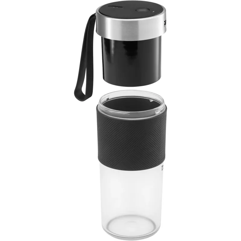 WMF KITCHENminis 0416700011 Mikser stojący 0,3 L 50 W Czarny, Stal nierdzewna, Przezroczysty