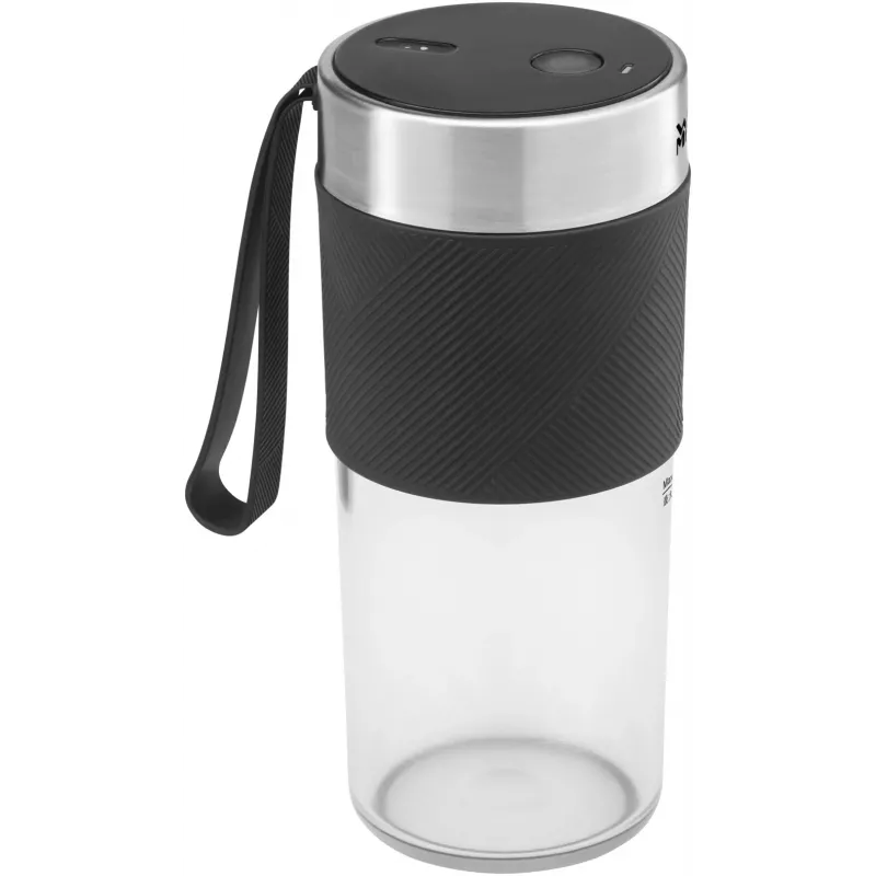 WMF KITCHENminis 0416700011 Mikser stojący 0,3 L 50 W Czarny, Stal nierdzewna, Przezroczysty