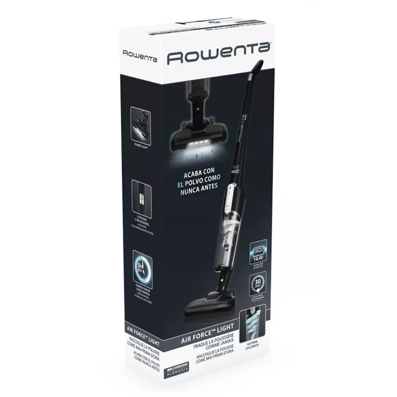 Odkurzacz pionowy Rowenta Air Force Light RH6545 Bezprzewodowy Na sucho Bezworkowy 0,65 L Czarny