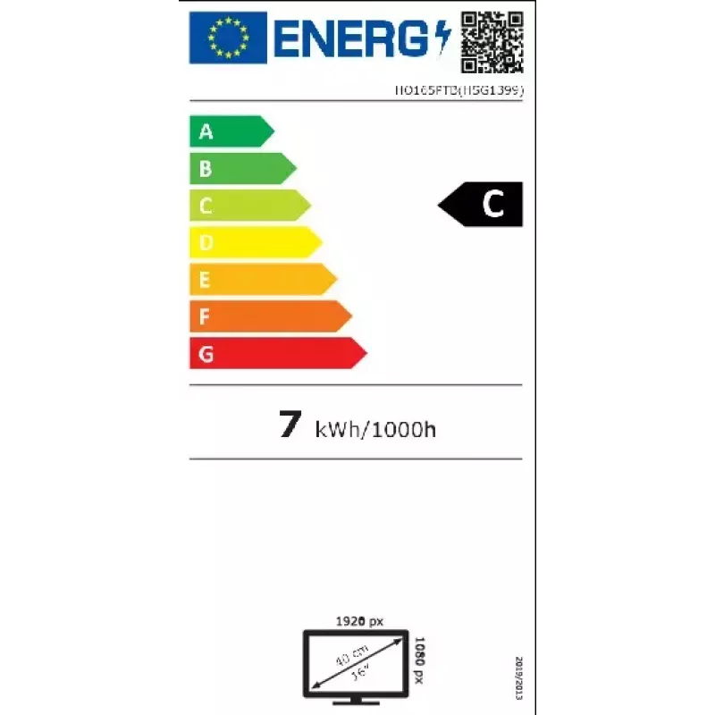 Hannspree Open Frame HO165PTB Signage Display 39,6 cm (15,6 cala) LED 250 cd/m² Full HD Czarny Ekran dotykowy 24/7