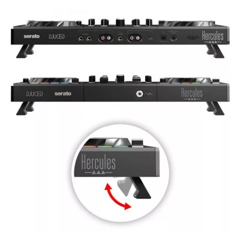 Hercules Inpulse 500 Digital Vinyl System (DVS) scratcher Czarny