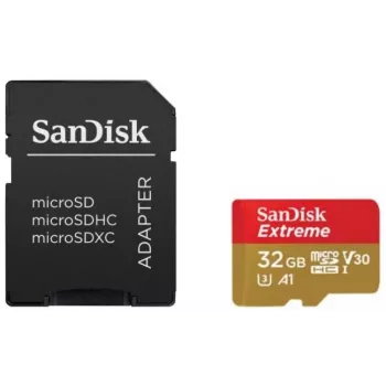 WESTERN DIGITAL SanDisk Extreme karta pamięci microSDHC 32 GB, 100 MB/s, 2 szt.