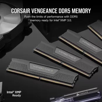 CORSAIR Memory 32 GB (2x16 GB) DDR5 DRAM 6400 MT/s CL36 zestaw pamięci Vengeance - Czarny