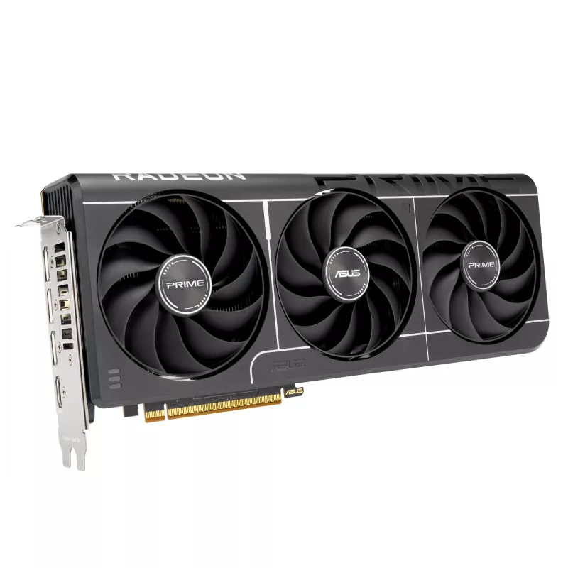 Karta graficzna ASUS Radeon RX 9070 16 GB GDDR6 PCIe 5.0 256-bit, chłodzenie 3-wentylatorowe, PCI Express 5.0