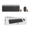 Logitech MK470 Bezprzewodowa Klawiatura+Mysz, Grafit, Mysz w zestawie, QWERTY US, USB