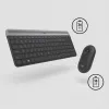 Logitech MK470 Bezprzewodowa Klawiatura+Mysz, Grafit, Mysz w zestawie, QWERTY US, USB