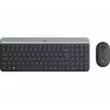 Logitech MK470 Bezprzewodowa Klawiatura+Mysz, Grafit, Mysz w zestawie, QWERTY US, USB