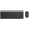 Logitech MK470 Bezprzewodowa Klawiatura+Mysz, Grafit, Mysz w zestawie, QWERTY US, USB