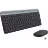 Logitech MK470 Bezprzewodowa Klawiatura+Mysz, Grafit, Mysz w zestawie, QWERTY US, USB