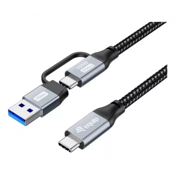 Equip 128432 kabel USB USB 3.2 Gen 2x2 2 m USB A/USB C USB C czarny