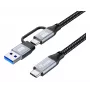 Equip 128432 kabel USB USB 3.2 Gen 2x2 2 m USB A/USB C USB C czarny