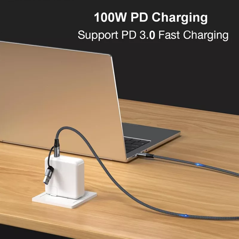 Kabel USB Equip 128433 USB 3.2 Gen 2×2 3 m USB A/USB C USB C Czarny