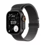 Smartwatch Apple Watch Ultra 3 GPS + Cellular 49mm Czarna Tytanowa Koperta z Czarną Tytanową Bransoletą Milanese Medium