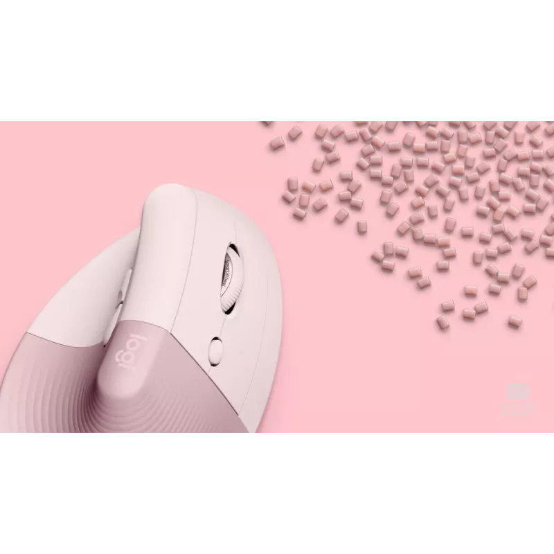 Mysz LOGITECH Lift Praworęczna Bezprzewodowa Różowa / Ciemnoróżowa