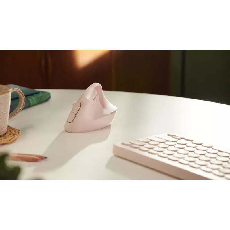 Mysz LOGITECH Lift Praworęczna Bezprzewodowa Różowa / Ciemnoróżowa
