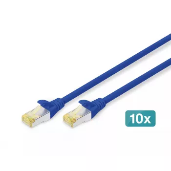 Kabel sieciowy Digitus CAT 6A S/FTP RJ-45 3 m niebieski