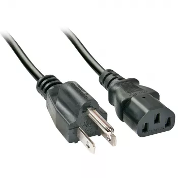 Lindy 2m US 3-pin do C13 przewód zasilający, 2 m, wtyk C13