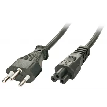 Kabel zasilający Lindy 30412 czarny 2 m złącze C5
