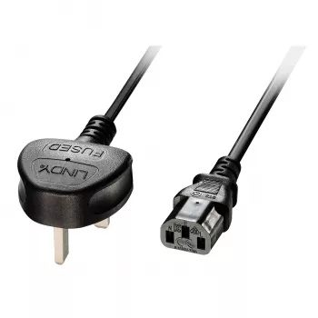 Kabel zasilający Lindy 2m UK do IEC C13