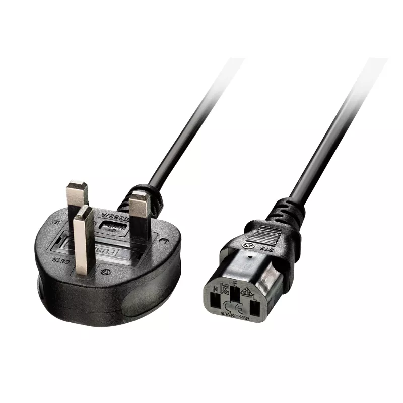 Kabel zasilający Lindy 2m UK do IEC C13