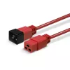 Przedłużacz Lindy 1m IEC C19 do C20, czerwony