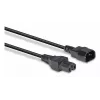 Kabel zasilający Lindy 2m IEC C14 do IEC C15 'Hot Condition', czarny