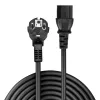 Lindy 2m Schuko kątowy do C13 kabel zasilający, 2 m, wtyczka typu F, gniazdo C13, H05VV-F3G