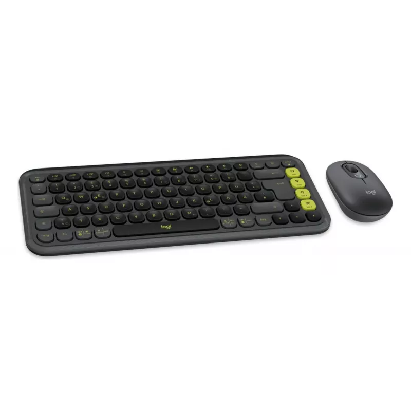 Klawiatura Logitech POP Icon Combo Mini Bezprzewodowa Bluetooth QWERTZ Niemiecka