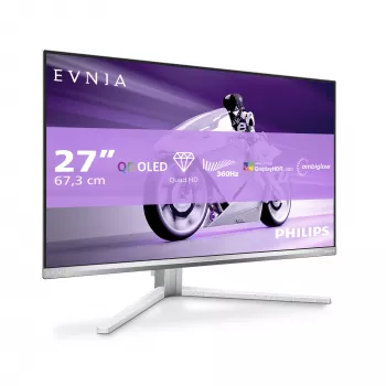 Monitor komputerowy Philips Evnia 8000 27M2N8500/00 67,3 cm (26,5 cala) 2560 x 1440 pikseli Quad HD QD-OLED Biały