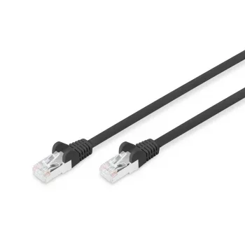 Kabel krosowy DIGITUS, CAT6, RJ45 M/M, 5,0m, S-FTP, AWG 27/7, LSZH, czarny
