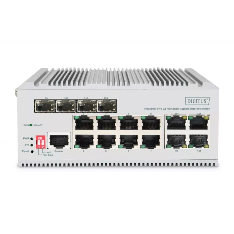 Zarządzalny przełącznik Gigabit Ethernet Digitus DN-651145 8 portów L2