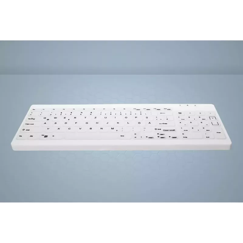 Klawiatura przemysłowa Active Key AK-C7012 USB niemiecka biała 95 klawiszy