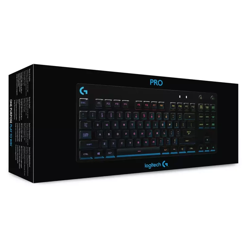 Mechaniczna klawiatura gamingowa Logitech G PRO Tenkeyless RGB LED