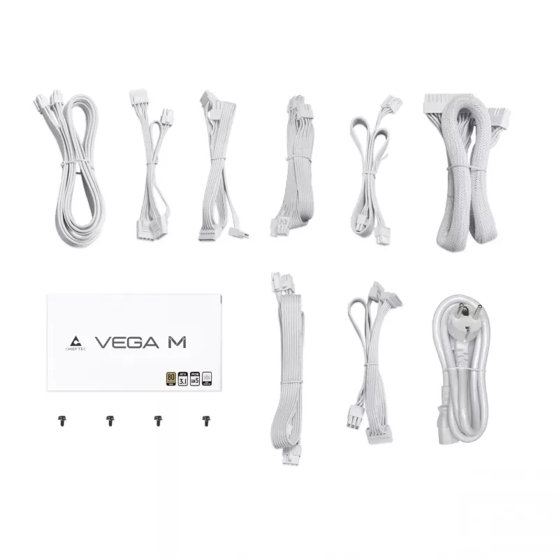 Zasilacz Chieftec Vega PPG-1000-CW 1000 W 24-pin ATX ATX Biały