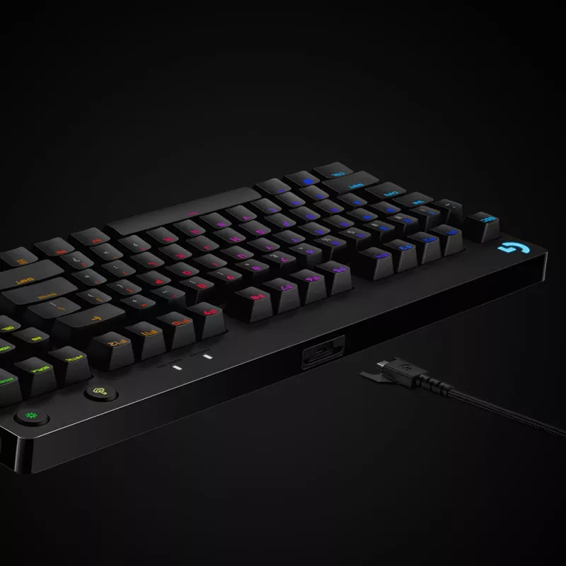 LOGITECH G Pro Mechaniczna Klawiatura Gamingowa Czarna Qwerty US/Międzynarodowa