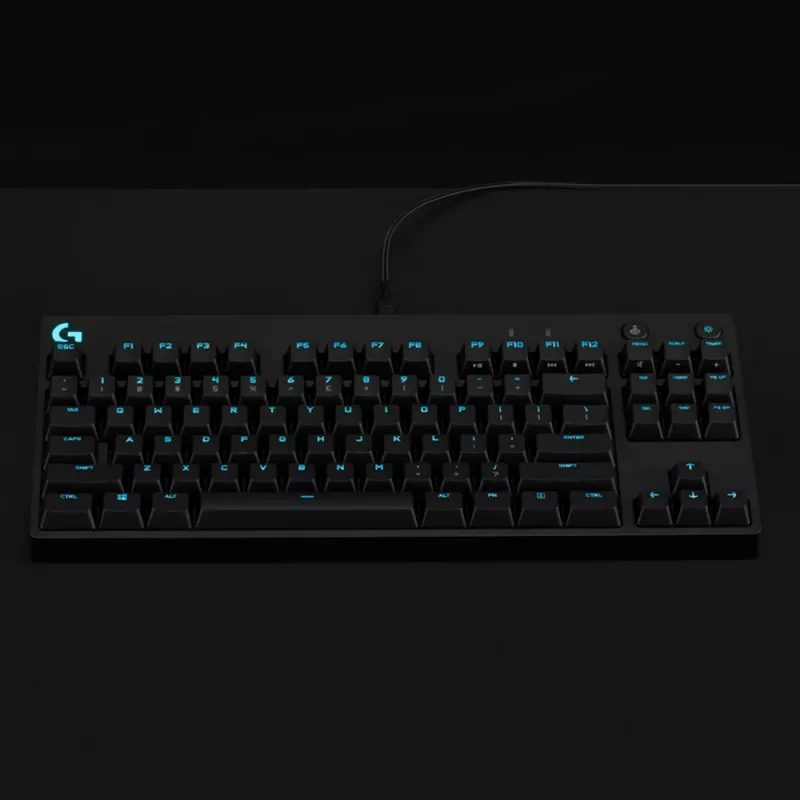 LOGITECH G Pro Mechaniczna Klawiatura Gamingowa Czarna Qwerty US/Międzynarodowa