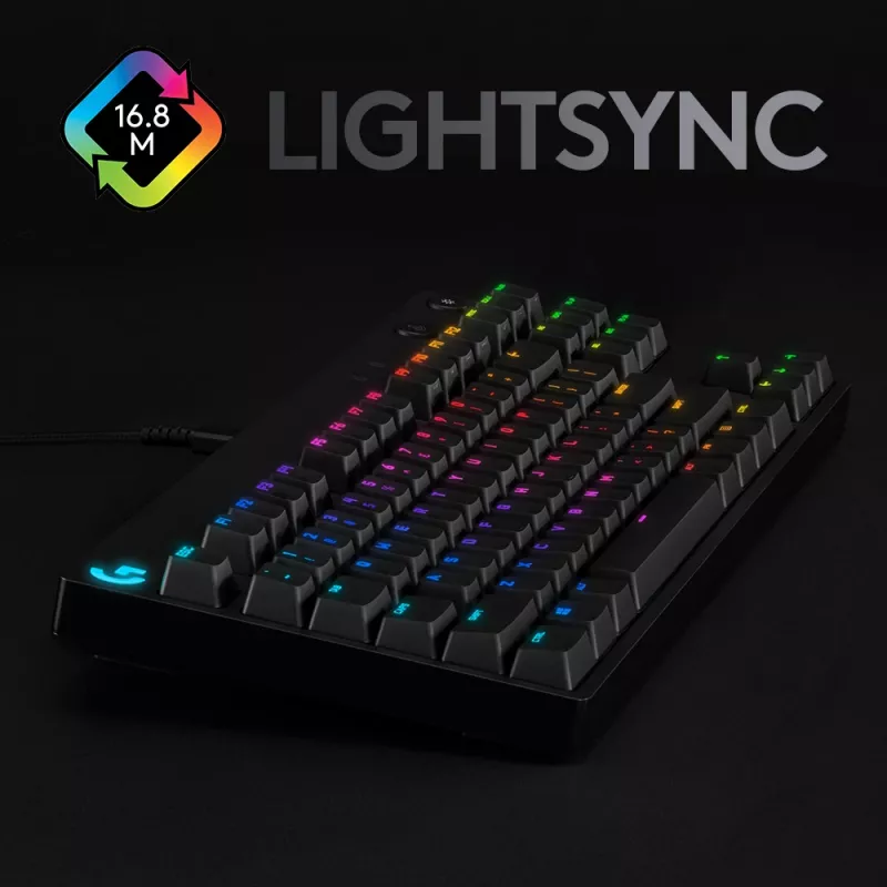 LOGITECH G Pro Mechaniczna Klawiatura Gamingowa Czarna Qwerty US/Międzynarodowa