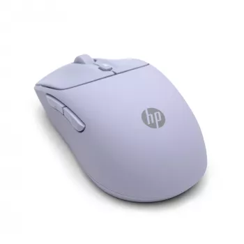 Mysz bezprzewodowa HP 400 Quiet Purple, oburęczna, RF + Bluetooth, 6000 DPI, fioletowa