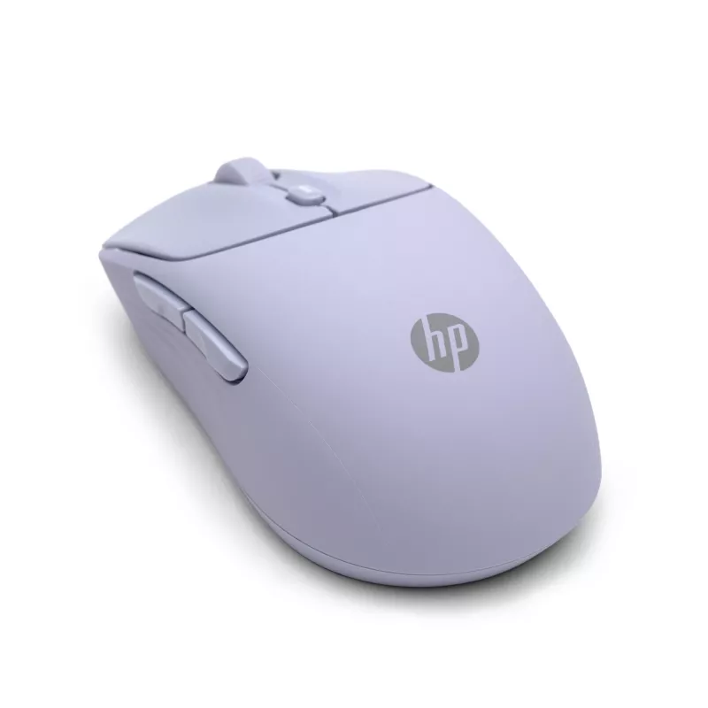 Mysz bezprzewodowa HP 400 Quiet Purple, oburęczna, RF + Bluetooth, 6000 DPI, fioletowa