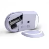 Mysz bezprzewodowa HP 400 Quiet Purple, oburęczna, RF + Bluetooth, 6000 DPI, fioletowa